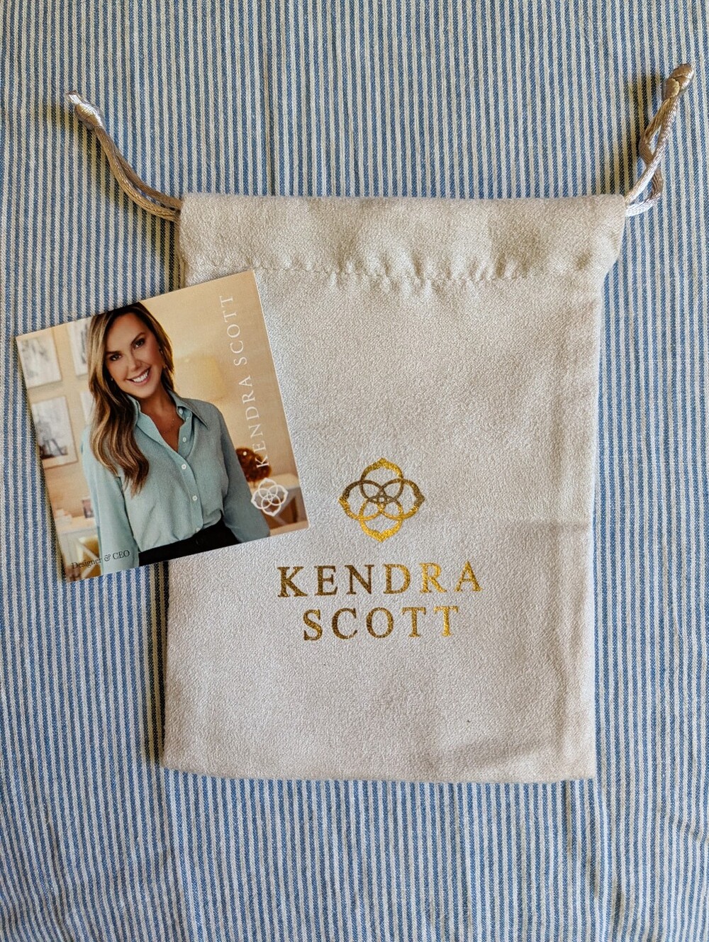 Kendra Scott Blue Turquoise 'Luna' Drop Earrings - Picture 4 of 4